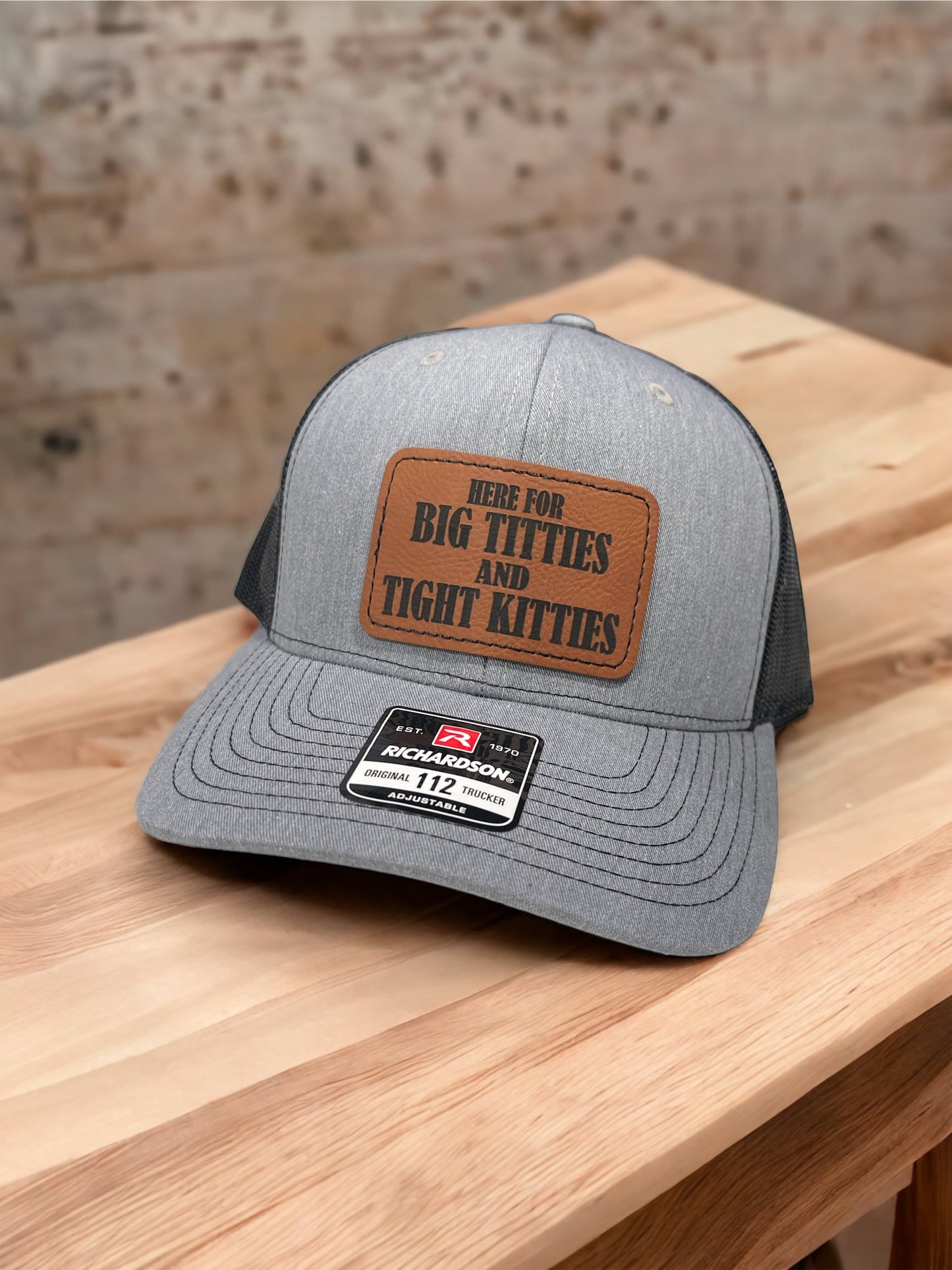 Best-Selling Richardson 112 Snapback – Custom Engraved Leatherette Hat Patch