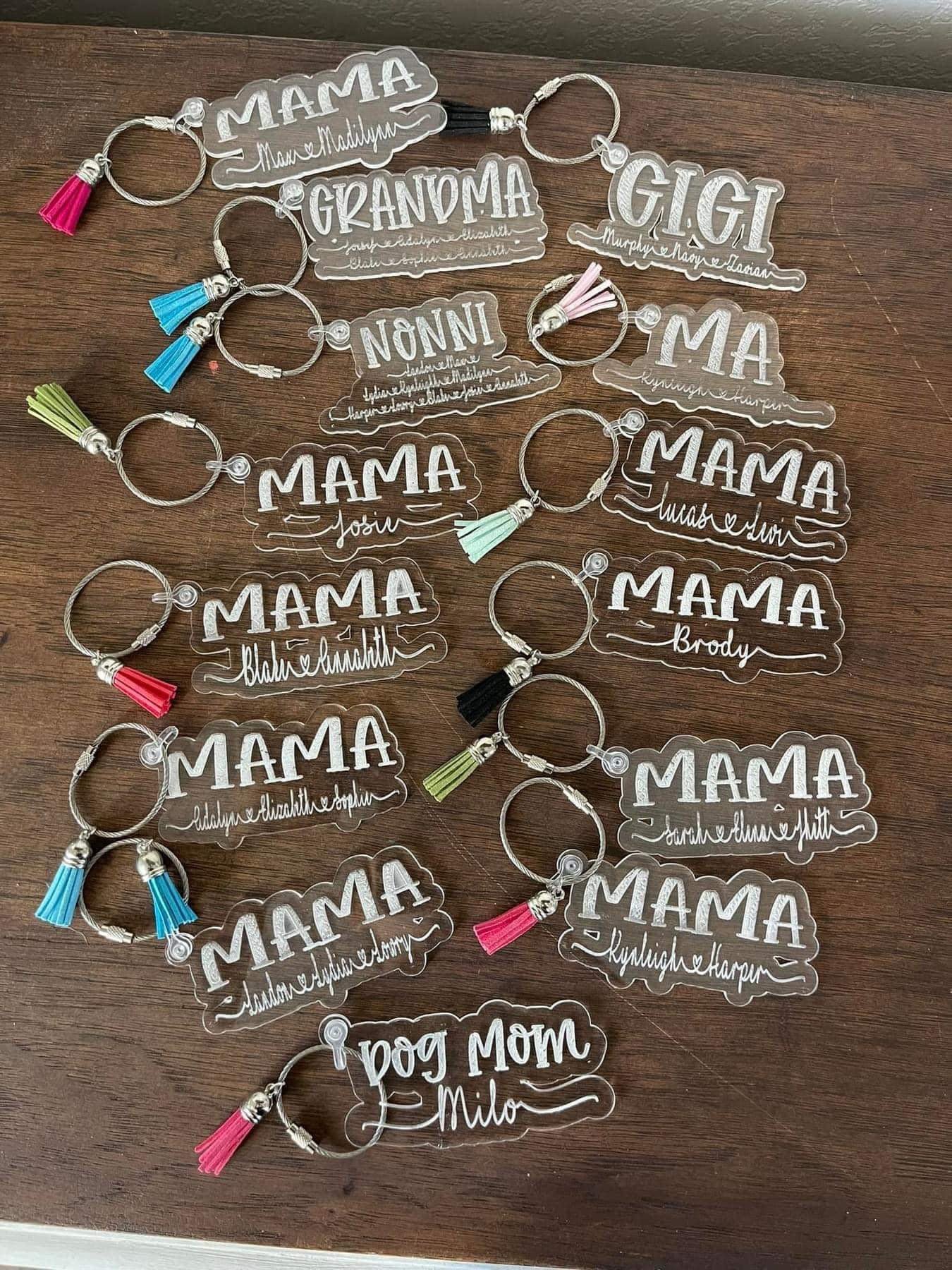 Custom Acrylic Keychains – Personalized with Any Name