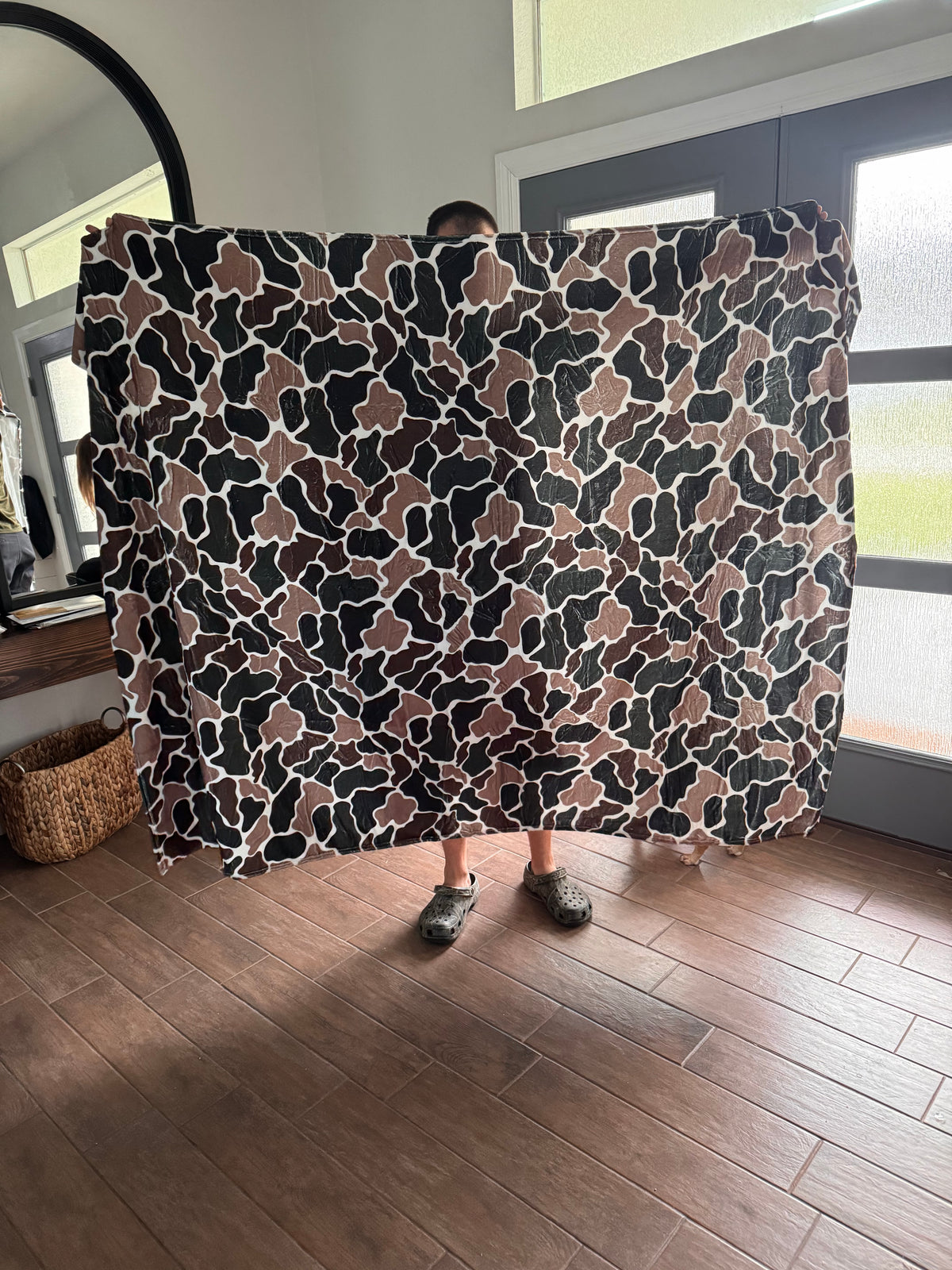 60x80 camo blanket