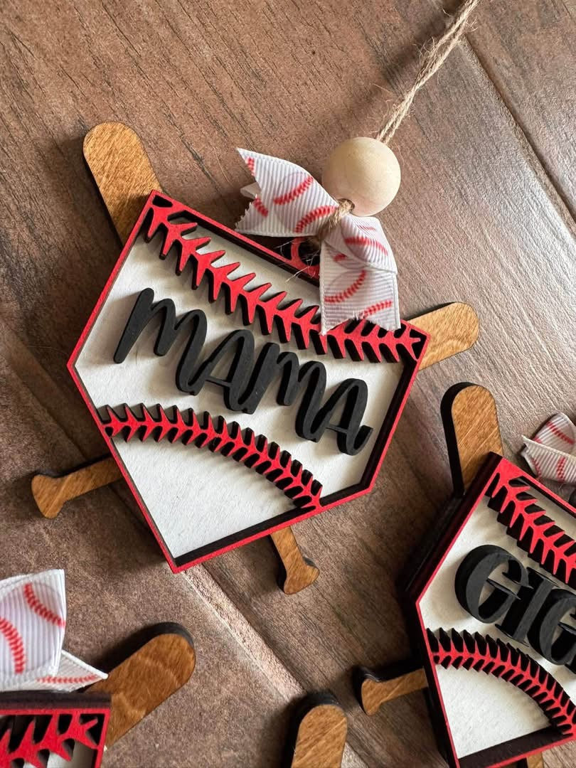 Baseball/ Softball ornament/ car charm
