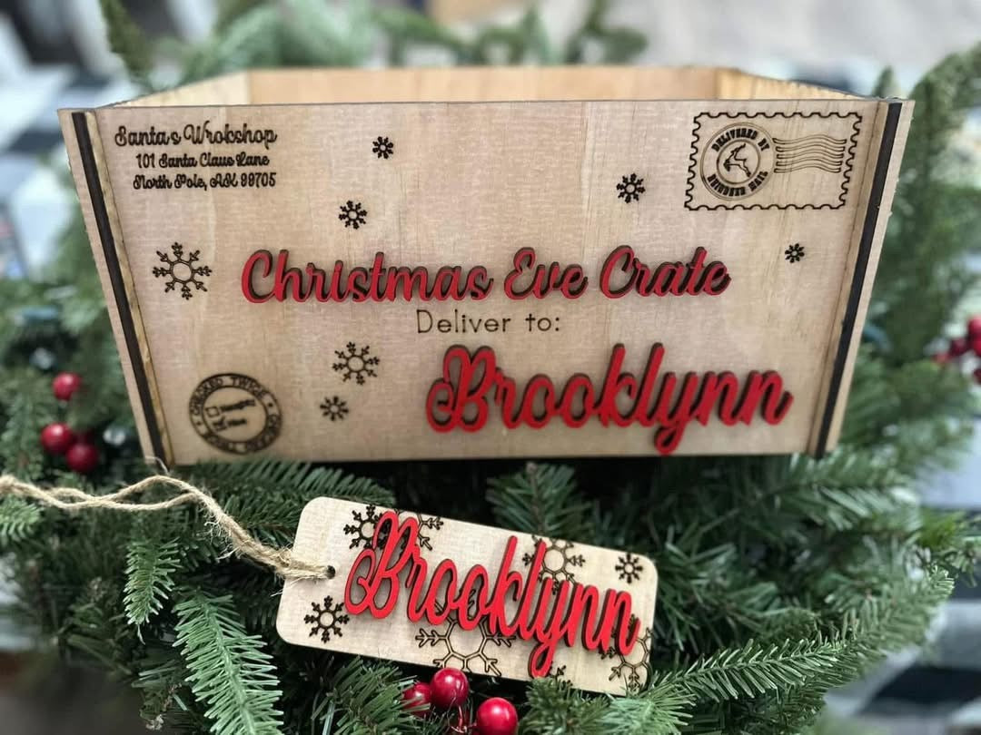 Christmas crate