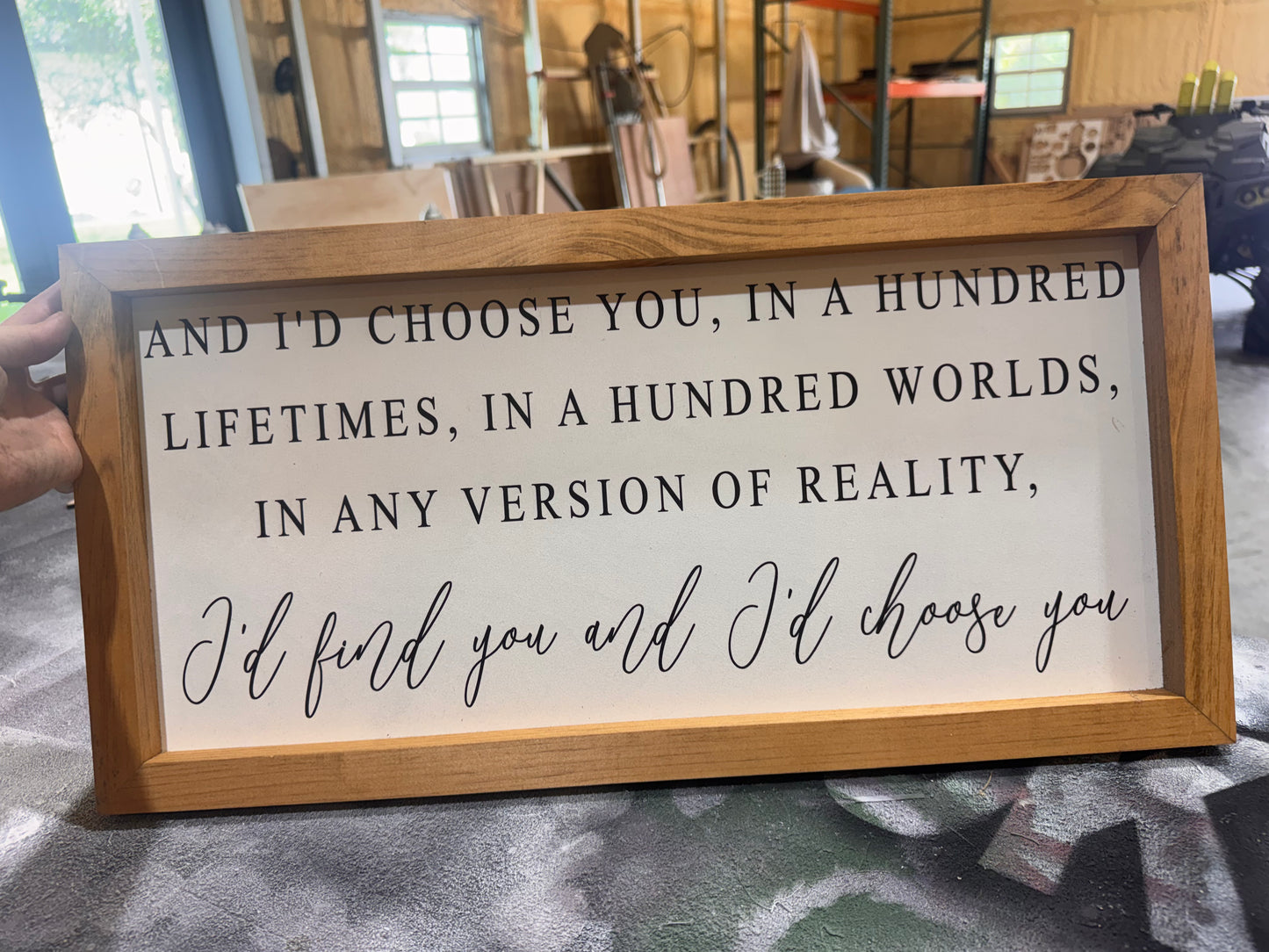 RTS- ID CHOOSE YOU 12”x23”