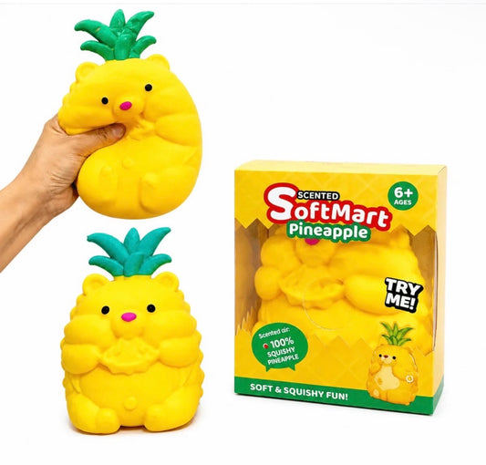 Jumbo bear pineapple squishie