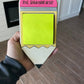 Pencil Shaped Post-It Holder – Custom Engraved with Name