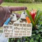 Germ" Cattle Tag Keychain – Perfect for Diaper Bags & Strollers