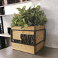 Custom 6” Wooden Planter Box – Personalized with 3D Cutout Design