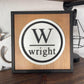 Shiplap Circle Framed Sign – Custom Wooden Wall Décor (11.5” x 11.5”)