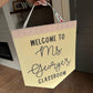 Teacher Name Banner