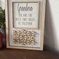 Custom Puzzle Sign – "You Are the Pieces That Hold Us Together" (8"x11")