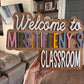 Teacher door corner