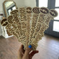 Custom Social Media Watermarks – Personalized Wooden Signs (2”x10”)