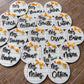 Custom 11.5” 3D Notebook Rounds – Personalized Teacher Name Sign