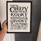 Custom 11”x14” Halloween Wood Sign – Personalized with Your Last Name