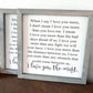 I Love You Most-  Wooden Sign