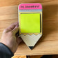 Pencil Shaped Post-It Holder – Custom Engraved with Name