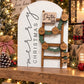 Ladder Christmas sign