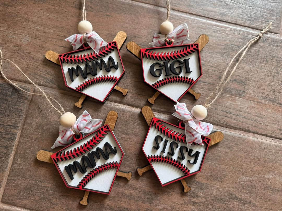 Baseball/ Softball ornament/ car charm