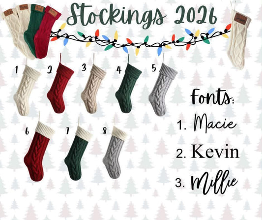 2026 stocking preorder