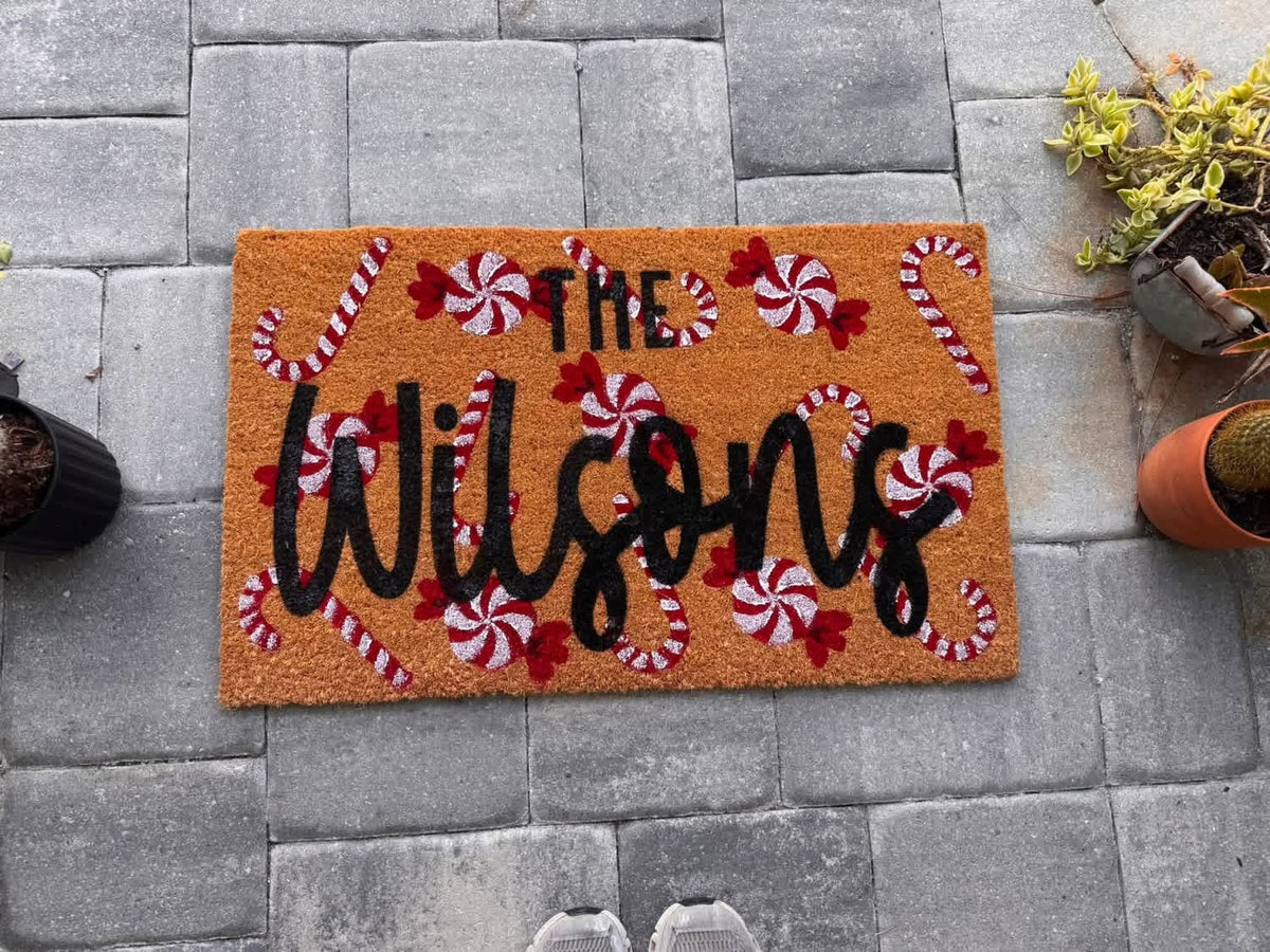 Christmas coir mat- closes 9/14