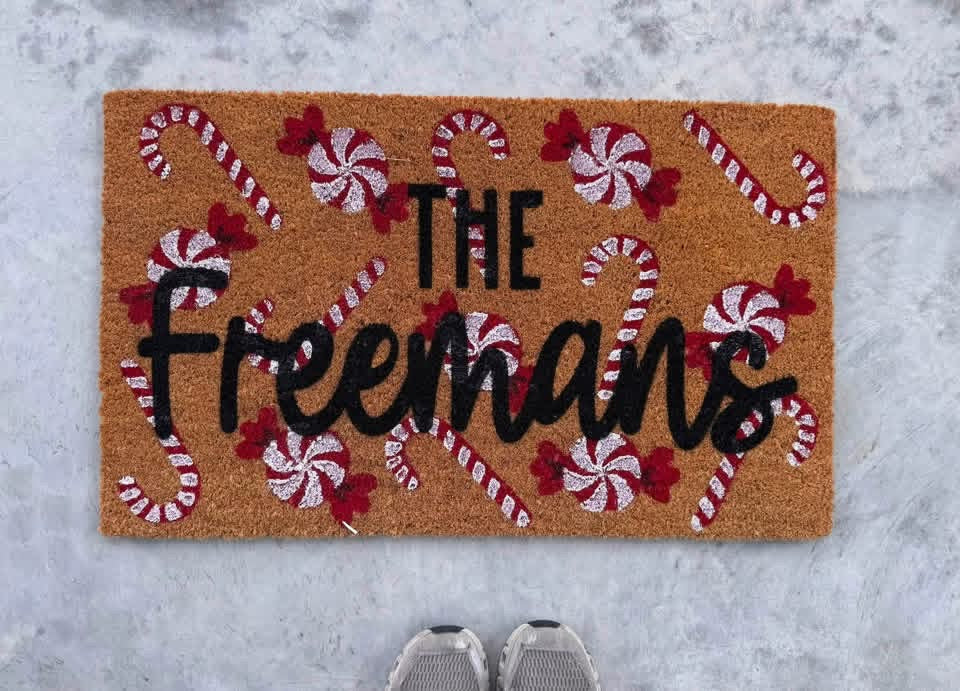 Christmas coir mat- closes 9/14