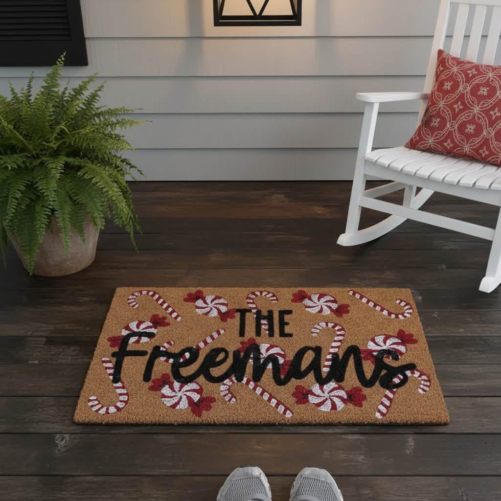 Christmas coir mat- closes 9/14