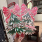 Wood printed Christmas trees