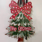 Wood printed Christmas trees