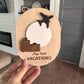 Vacation countdown magnet
