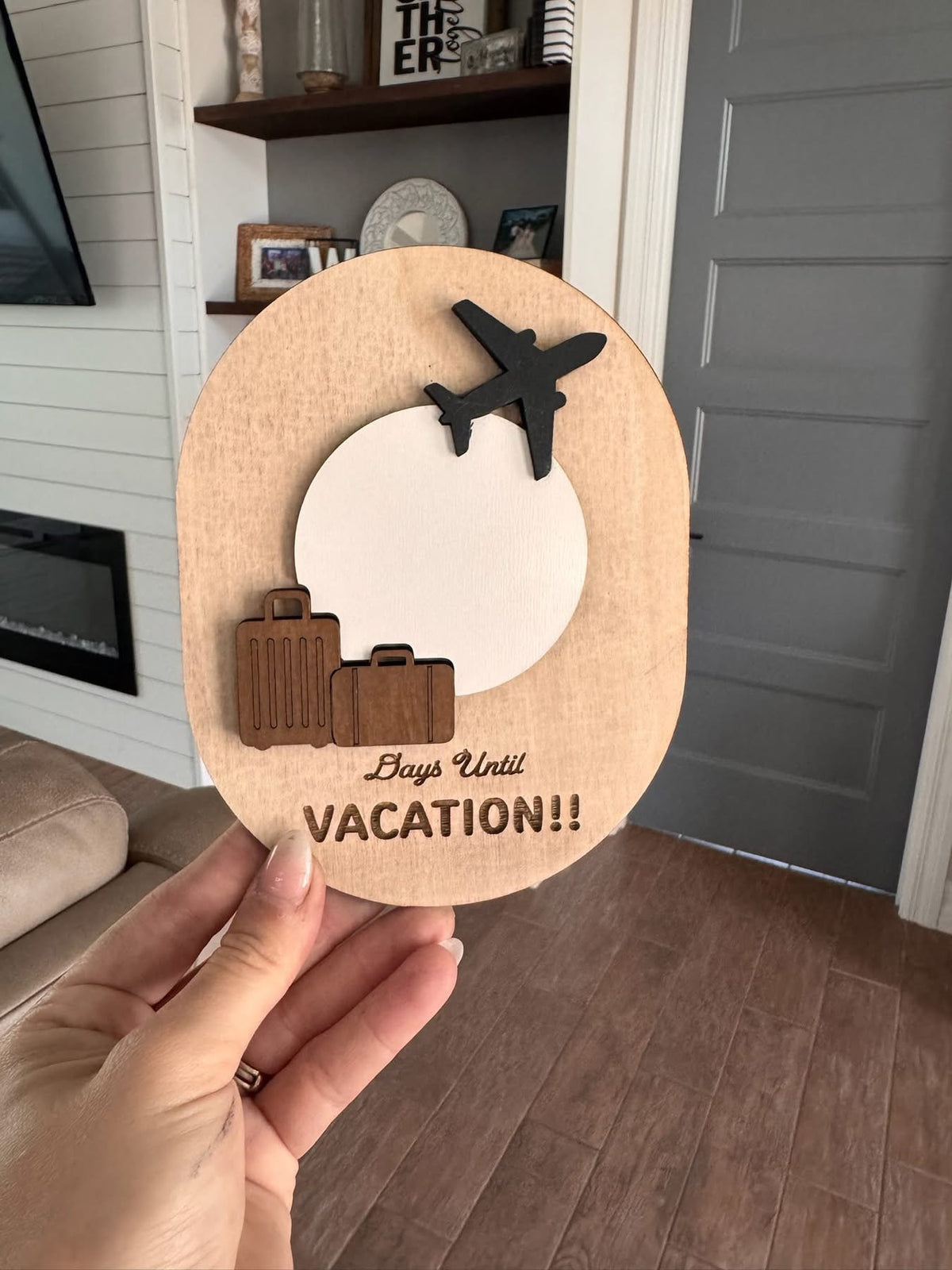 Vacation countdown magnet