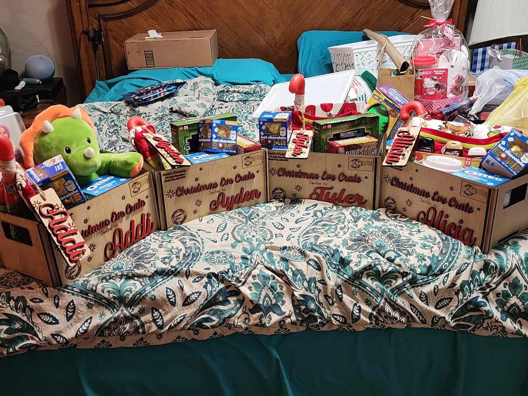 Christmas crate