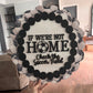 RTS- Soccer scalloped sign- comes with black ribbon hanger