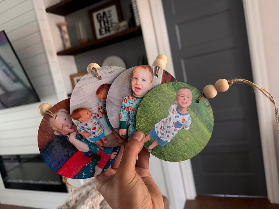 Photo ornament