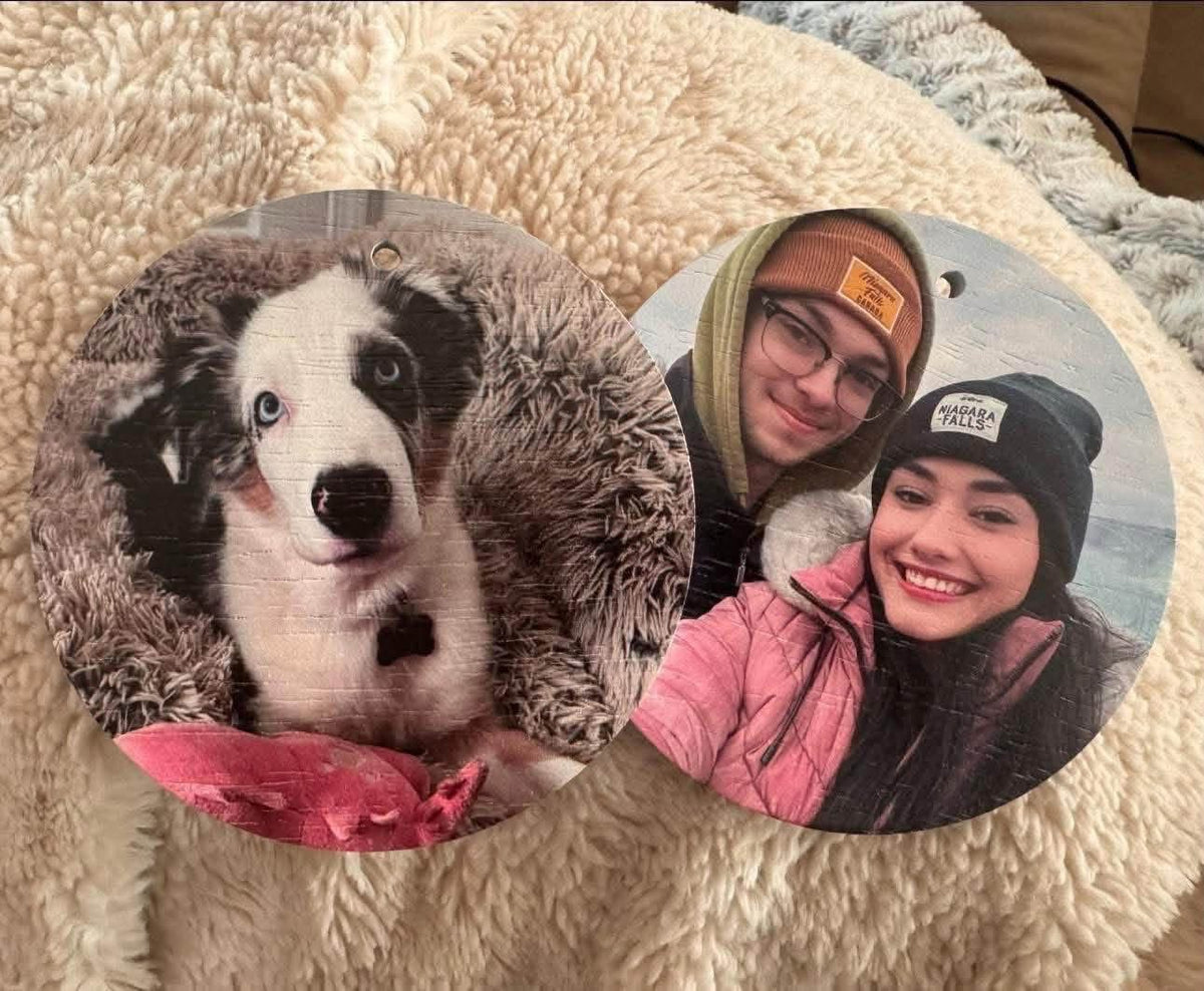 Photo ornament