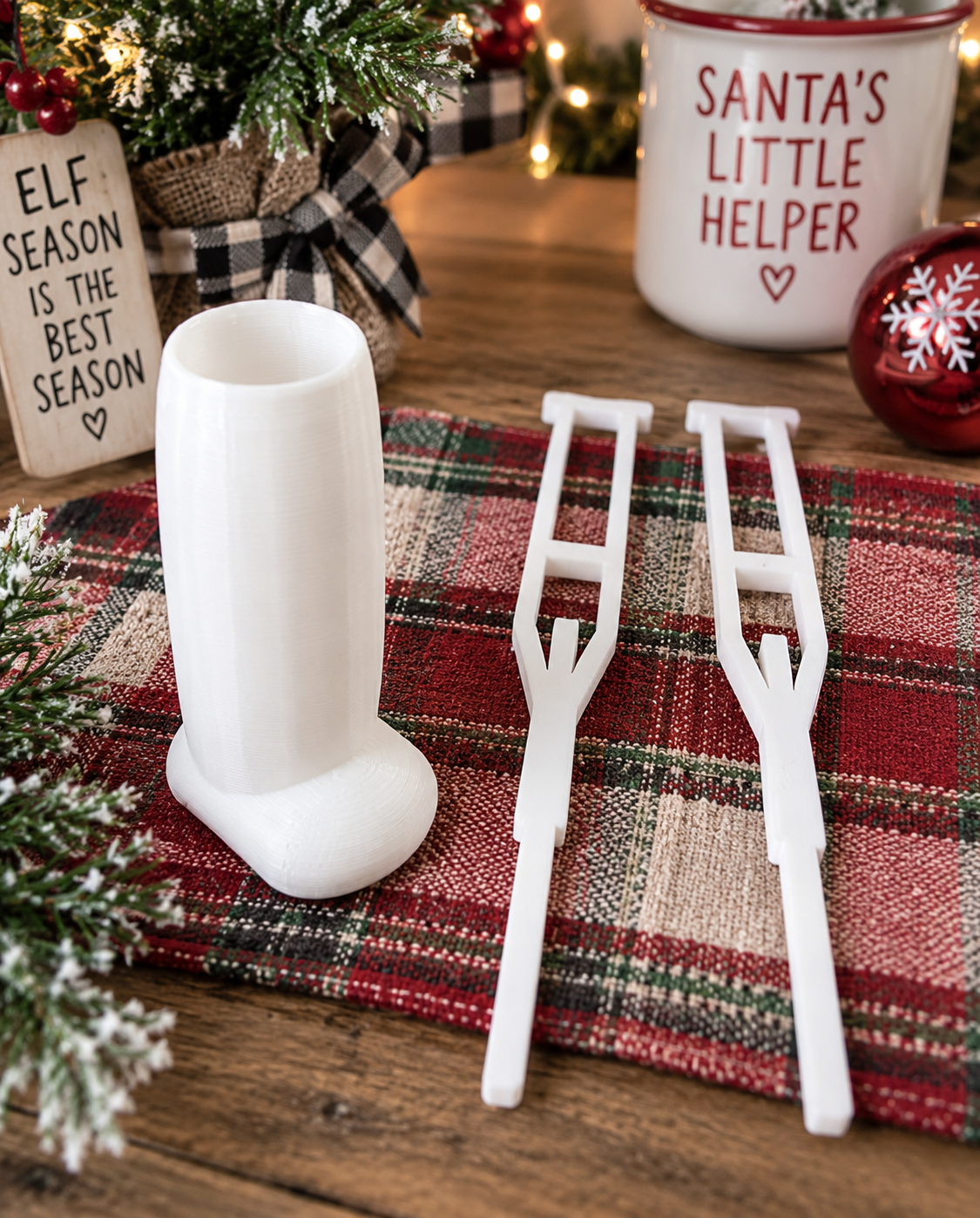 ELF BOOT + CRUTCH SET (set of 5)