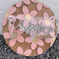 Acrylic floral round