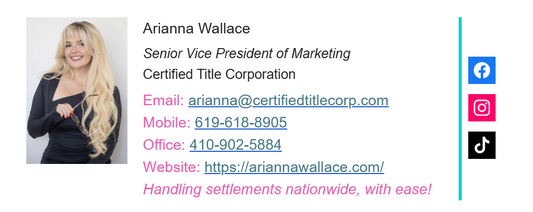 Realtor Bundle *  Arianna Wallace- CTC
